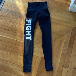 ALWAYS IN THE FIGHT lululemon leggings - worn once